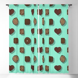 Box of Chocolates Pattern Blackout Curtain