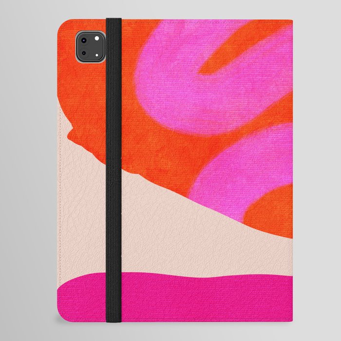 relations II -shapes minimal painting abstract iPad Folio Case