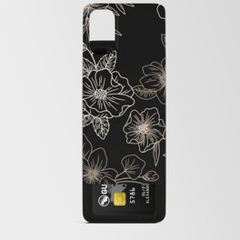 Monotone Floral Android Card Case