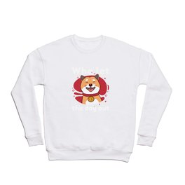Dogecoin - Who Let the Dog Out | Modern Yodha | Crewneck Sweatshirt