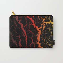 Cracked Space Lava - Black/Red/Gold Carry-All Pouch