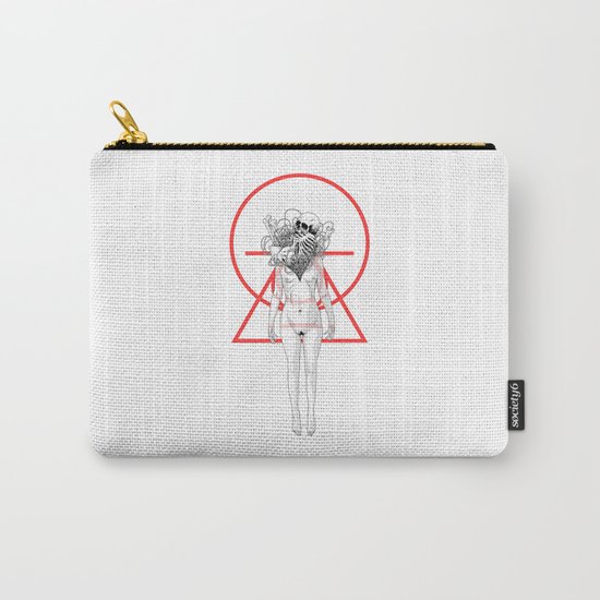 Flowering Carry-All Pouch