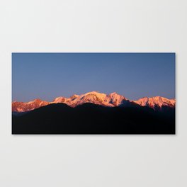 Mont-Blanc, 4808m. Canvas Print