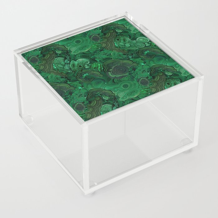 malachite Acrylic Box