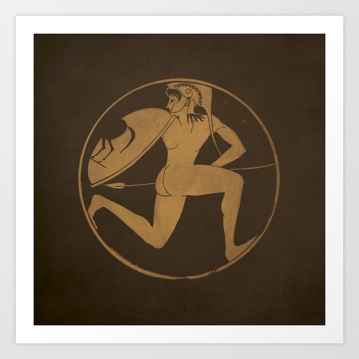 antique greek art art print by nxolab society6