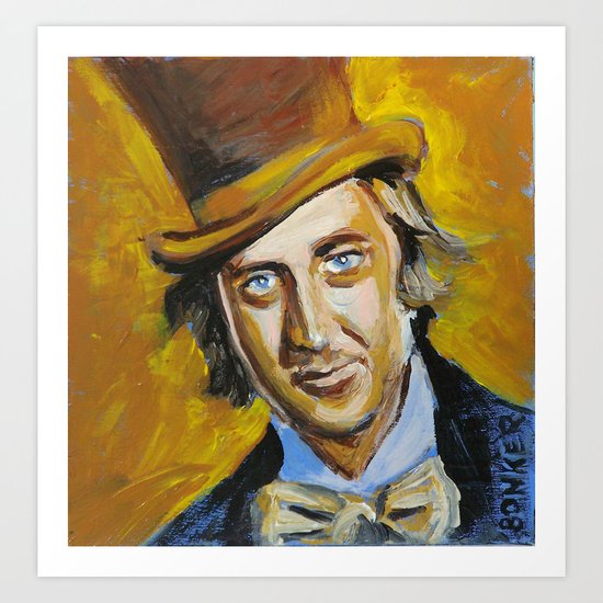 Willy Wonka Art Print