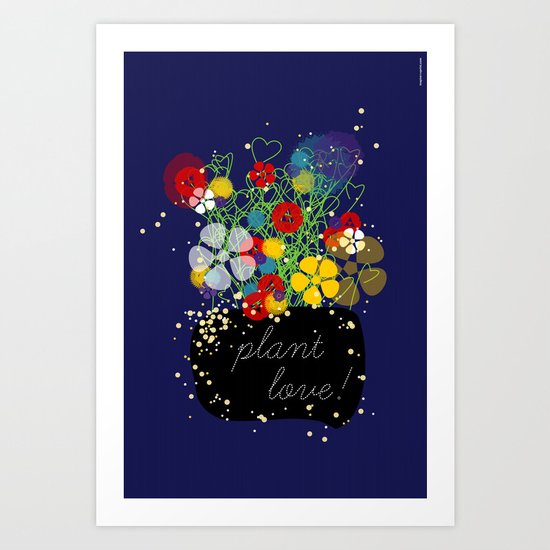 Plant Love! Art Print