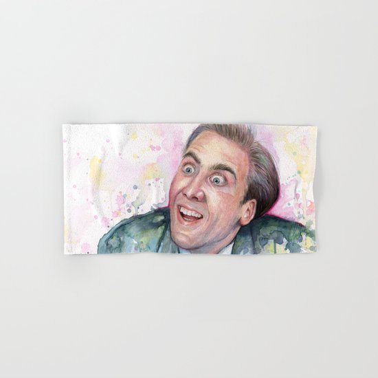 Nicolas Cage You Don't Say Geek Meme Nic Cage Hand & Bath Towel