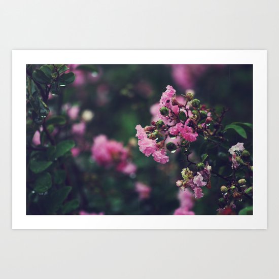 Rain Drops Art Print
