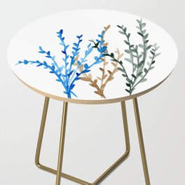 Eucalyptus Leaves - Tricolor Side Table