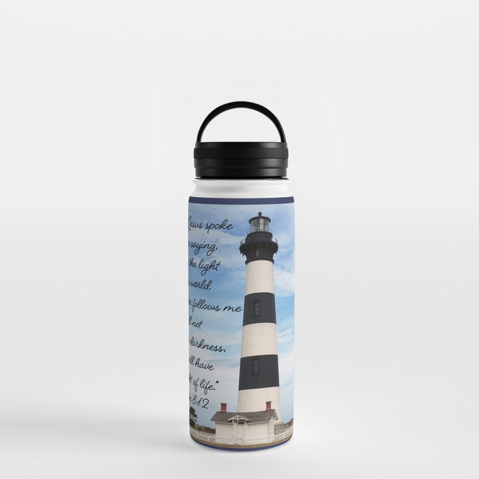 Bodie Island Lighthouse-North Carolina -With John 8:12 Water