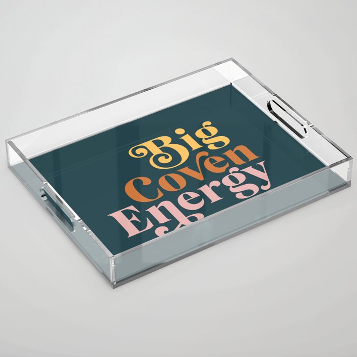 Big Coven Energy - Navy Acrylic Tray