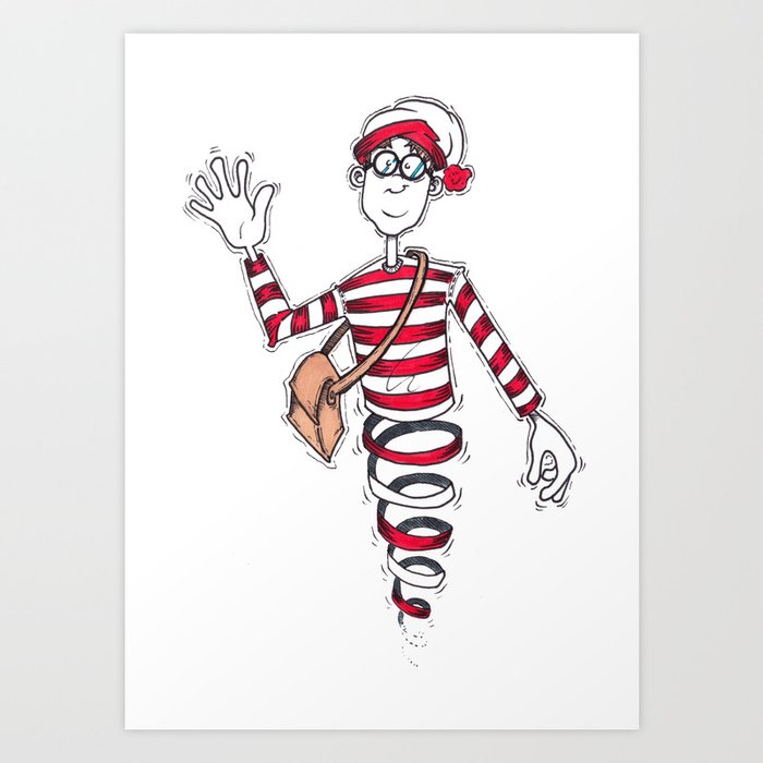 Waldo Art Print