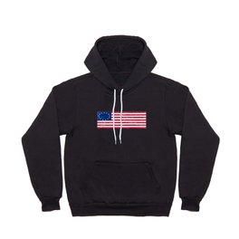 Betsy Ross Flag, Victory 1776, Independence Day Hoody