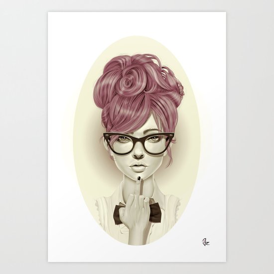 Fu*k U Art Print