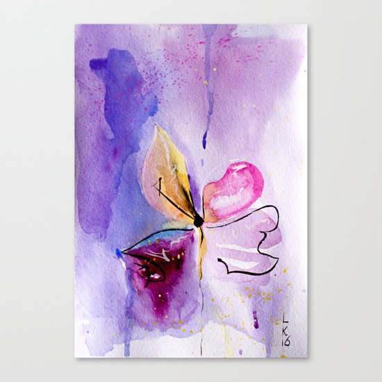 Abstract flower Canvas Print