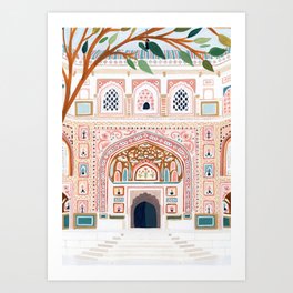Amber Palace, India Art Print