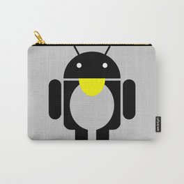 linux Tux penguin android  Carry-All Pouch