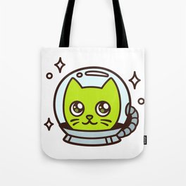 Cute cartoon space cat Tote Bag