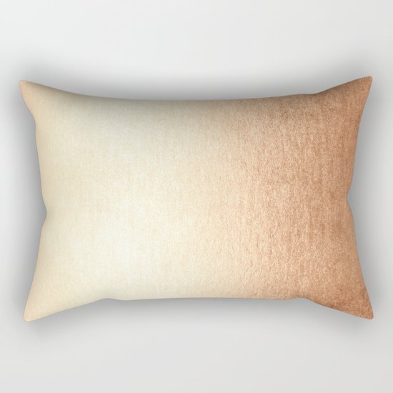 Simply Deep Bronze Amber Rectangular Pillow