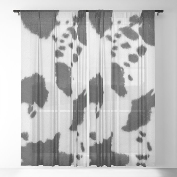 Cowhide Animal Print (xii 2021) Sheer Curtain