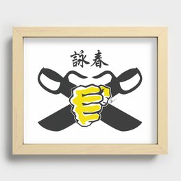 Wing Chun Recessed Framed Print