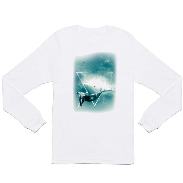 The Whale - Blu Long Sleeve T Shirt