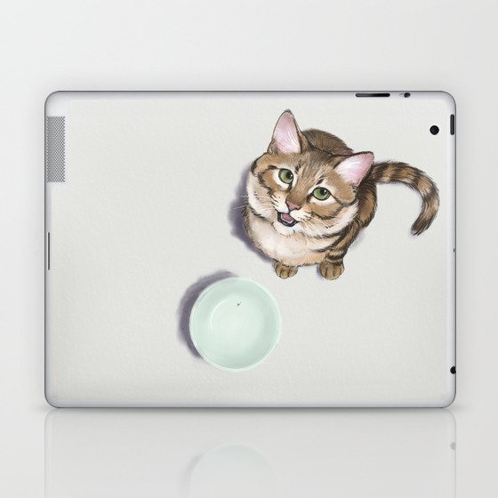 Hungry Cat Laptop & iPad Skin
