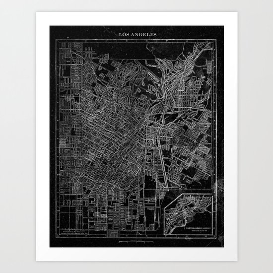 Los Angeles, California, Circa 1908. Art Print