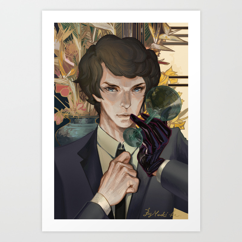 Sherlock Holmes X Patrick Melrose Benedict Cumberbatch Art Print
