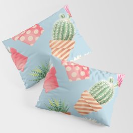 Pastel Cacti Cactuses Pillow Sham