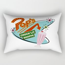 Pops 1950s Chock'lit shoppe Rectangular Pillow