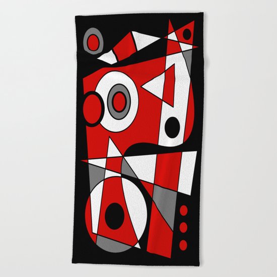 Abstract #485 Beach Towel