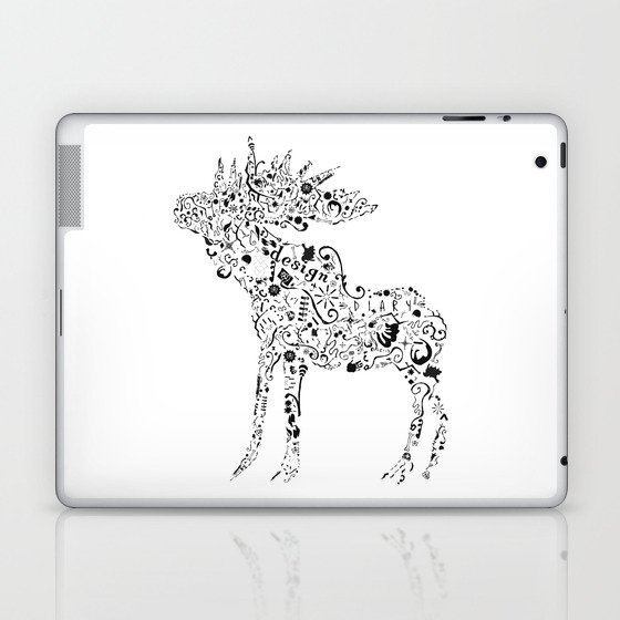 Many shapes of the Moose Laptop & iPad Skin
