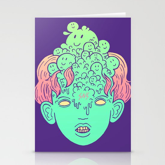 brain parasites Stationery Cards