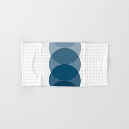 Grid retro color shapes 12 Hand & Bath Towel