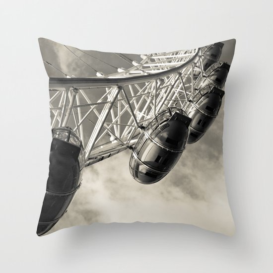 The London Eye Throw Pillow