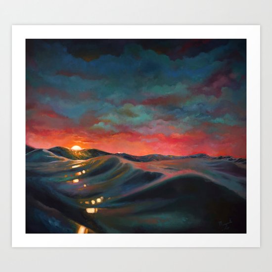 Before The Night Storm Art Print