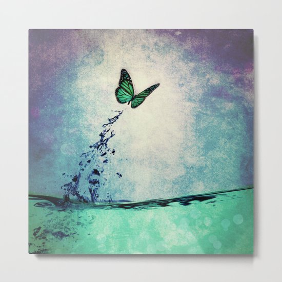 Waterfly Metal Print
