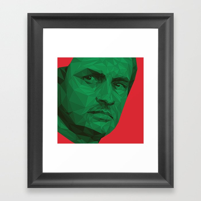 Jose Mourinho / Portugal – Poly Framed Art Print