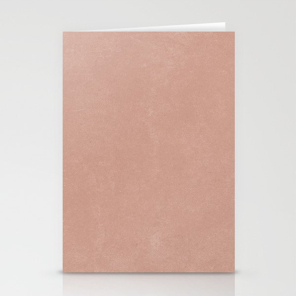 Tan Boho Earthy Texture Neutral Solid Color Stationery Cards