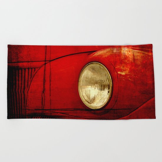 Heart Of Steel Beach Towel