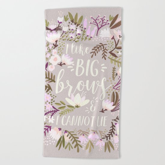 Big Brows – Spring Palette Beach Towel