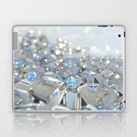 Diamond Blue Laptop & iPad Skin