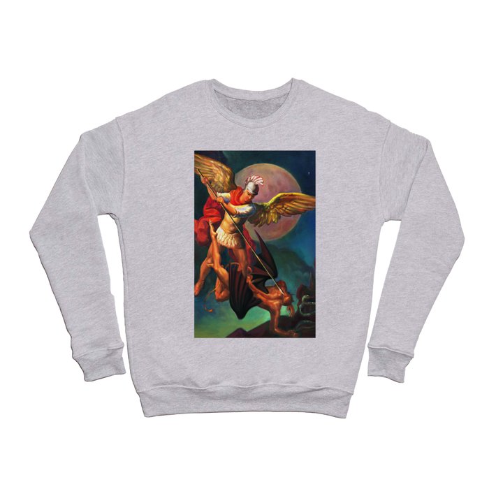 Saint Michael the Warrior Archangel Crewneck Sweatshirt