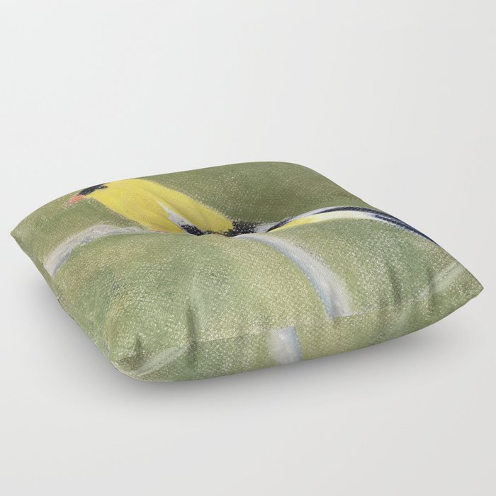 Goldfinch Floor Pillow