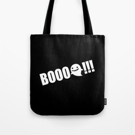 Booo ghost funny logo Tote Bag