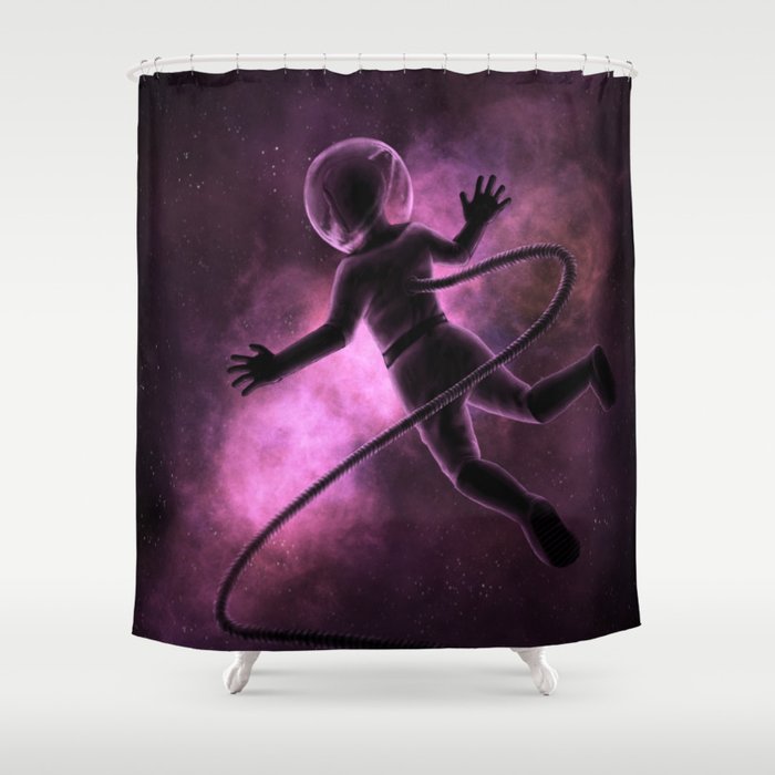 Drifting In Space Shower Curtain