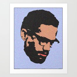 Malcolm X Art Print