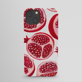 Pomegranate pattern iPhone Case